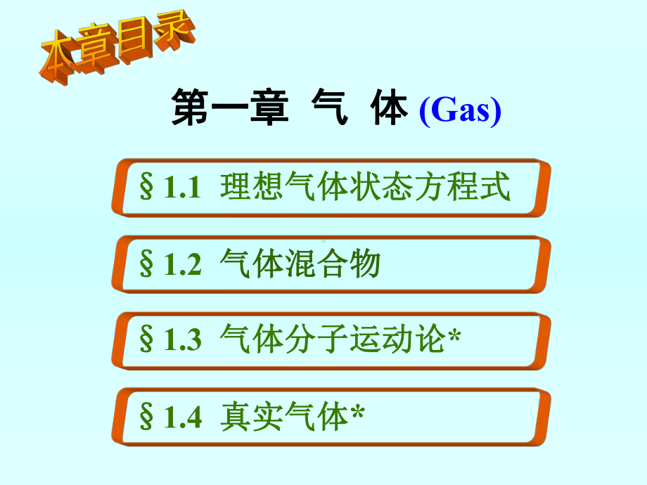 理想气体状态方程式本章小结课件.ppt_第1页