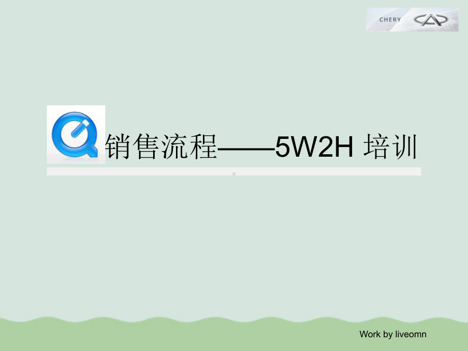 奇瑞5W2H保险专题培训课件.ppt_第1页