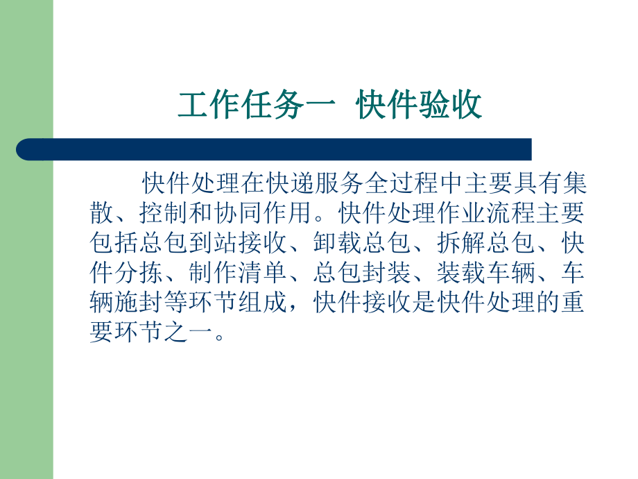 最新学习情景四-快件处理作业课件.ppt_第2页