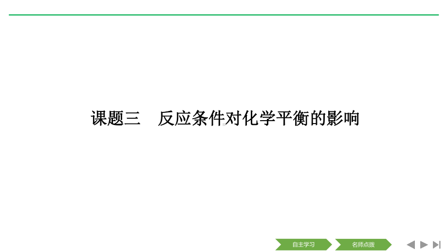 化学新设计同步选修六浙江专用课件：专题4-化学反应条件的控制-课题三-.pptx_第1页