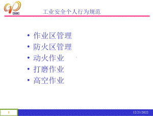 工业安全个人行为规范课件.ppt