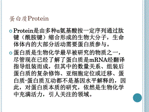 生物化学Biochemistry蛋白质课件.ppt