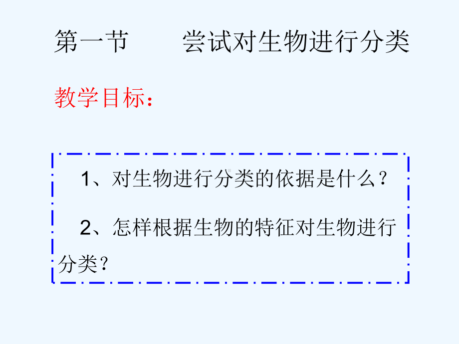 第六单元第一章第一节尝试对生物进行分类课件.ppt_第2页