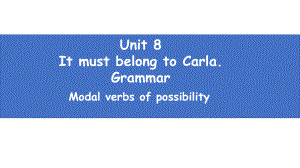 Unit8 SectionA Grammar Focus-3c 课件2022-2023学年人教版英语九年级全册.pptx（纯ppt,可能不含音视频素材）