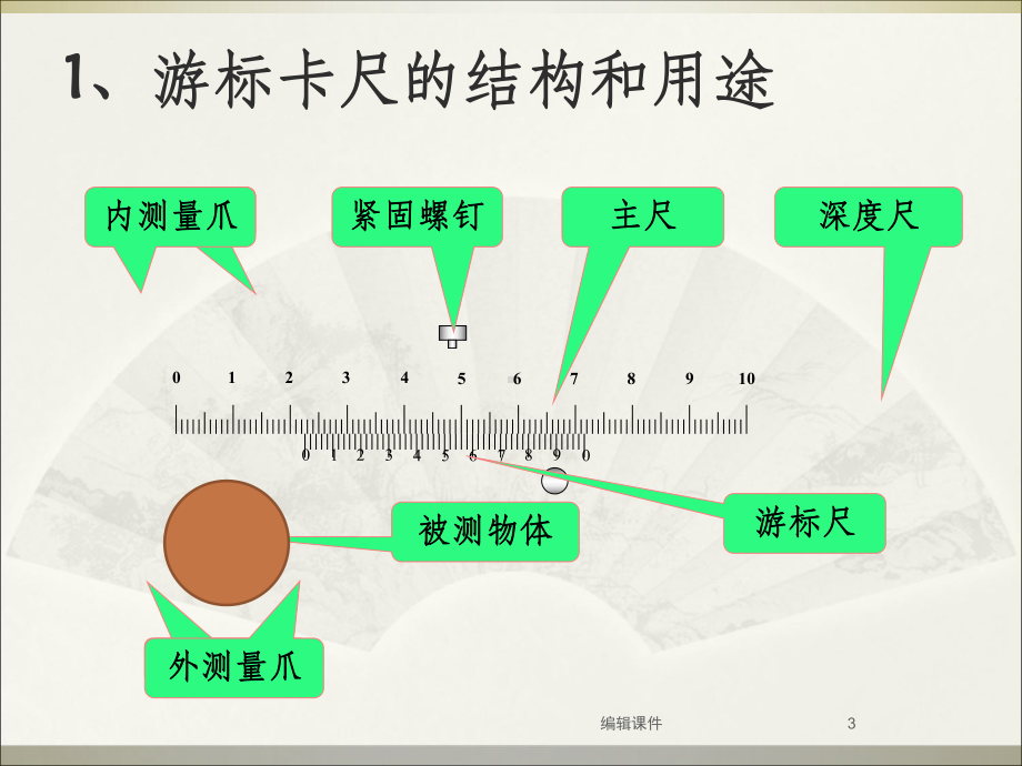 游标卡尺和螺旋测微器的使用课件讲义02.ppt_第3页