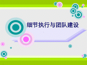 细节执行与团队建设方案课件.ppt