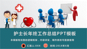 护士长年终工作总结汇报模板课件.pptx