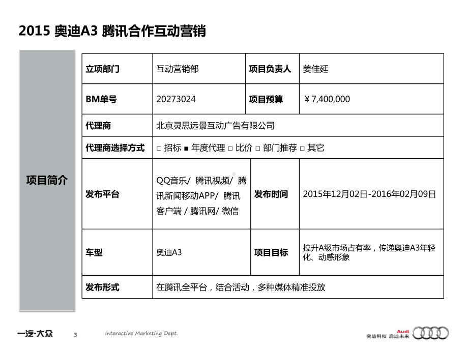 奥迪A3-腾讯合作互动营销方案-项目简介课件.ppt_第3页