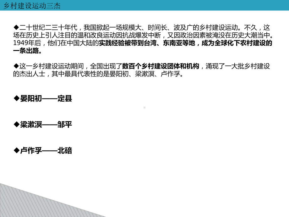 民国时期乡村建设的历史回溯课件.ppt_第3页