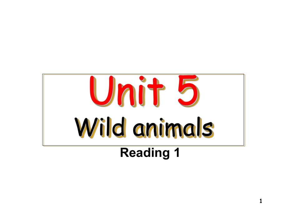 牛津初中英语8Au5wildanimalsperiodReading-1课件.ppt_第1页