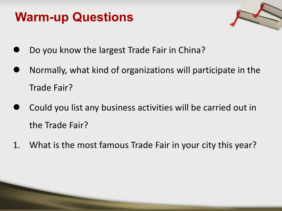 外贸英语口语Unit-2-Trade-Fair课件.ppt（纯ppt,可能不含音视频素材）_第2页