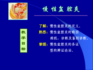 慢性盆腔炎-安徽中医药高等专科学校课件.ppt