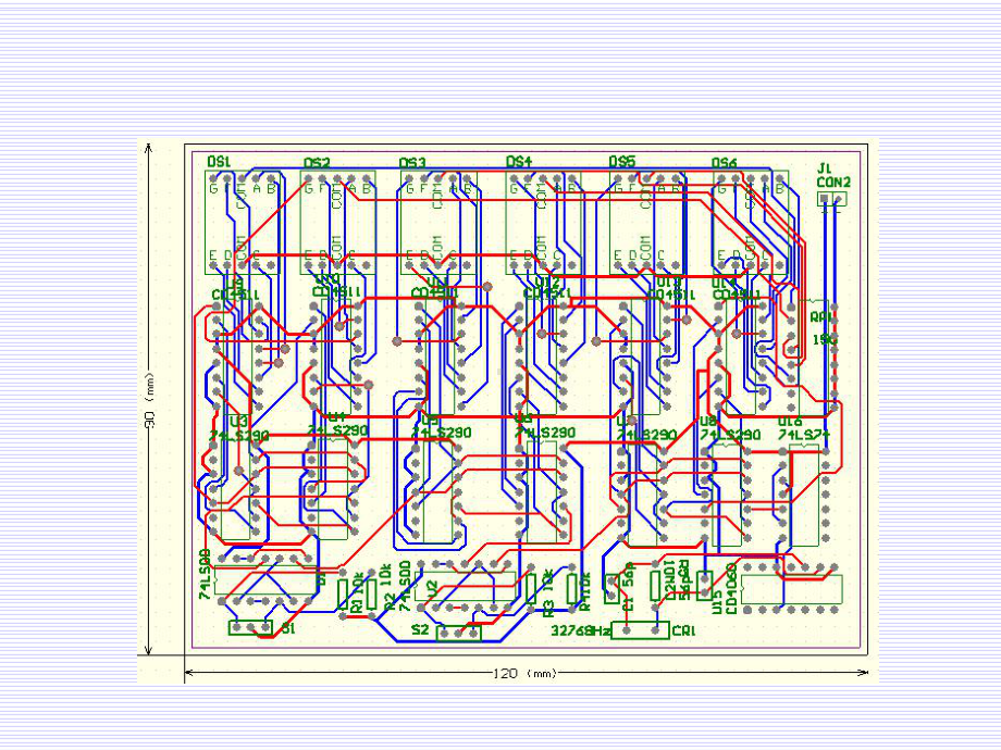 数字钟双面PCB设计课件.ppt_第3页