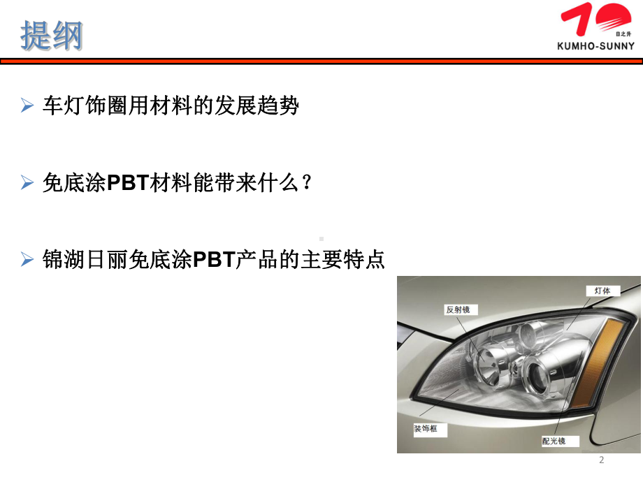 汽车前大灯饰圈免底涂解决方案.pptx_第2页