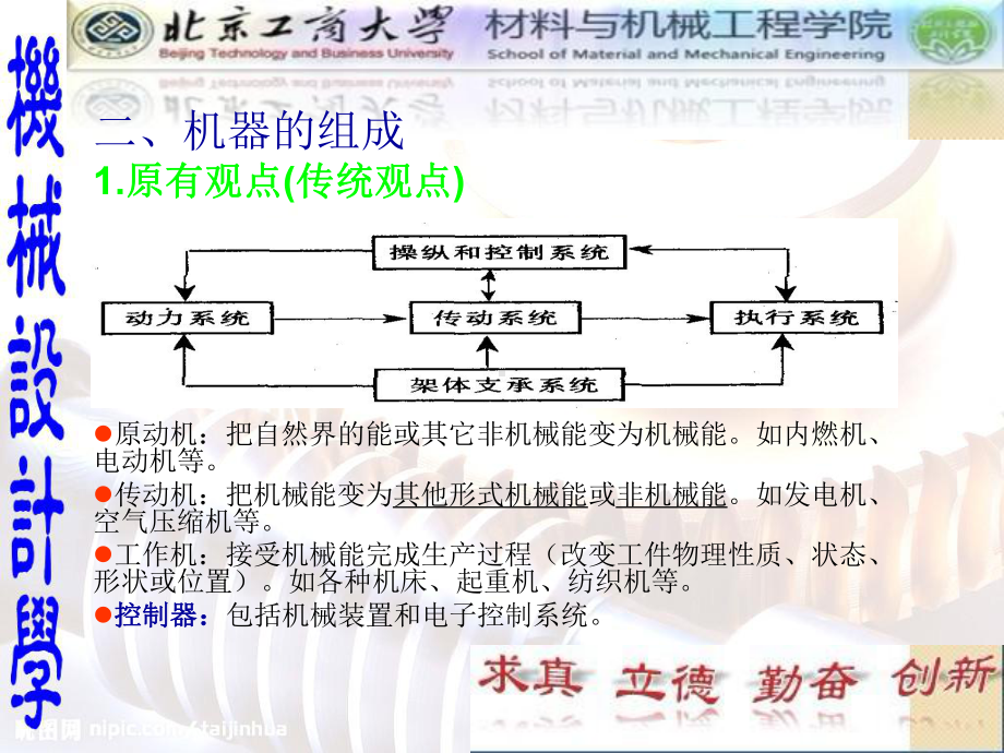 机械设计学-第02章-机器的组成及典型机器的功能分析(黄靖远、高志、陈祝林版教程)课件.ppt_第3页