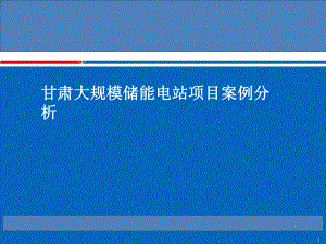 大规模储能电站项目案例分析论坛讲座课件.pptx