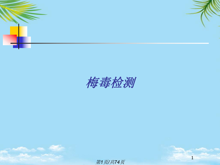 梅毒检测全面版课件.pptx_第1页