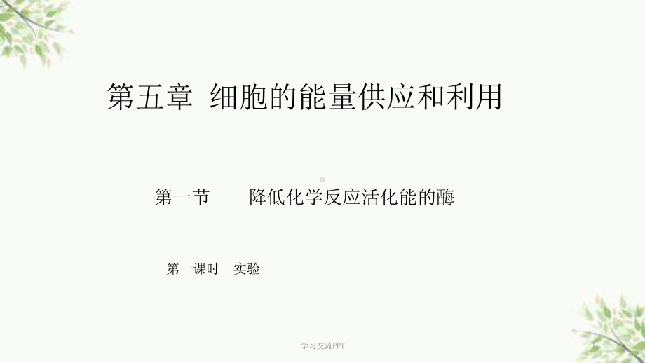 比较过氧化氢在不同条件下的分解课件.ppt_第1页