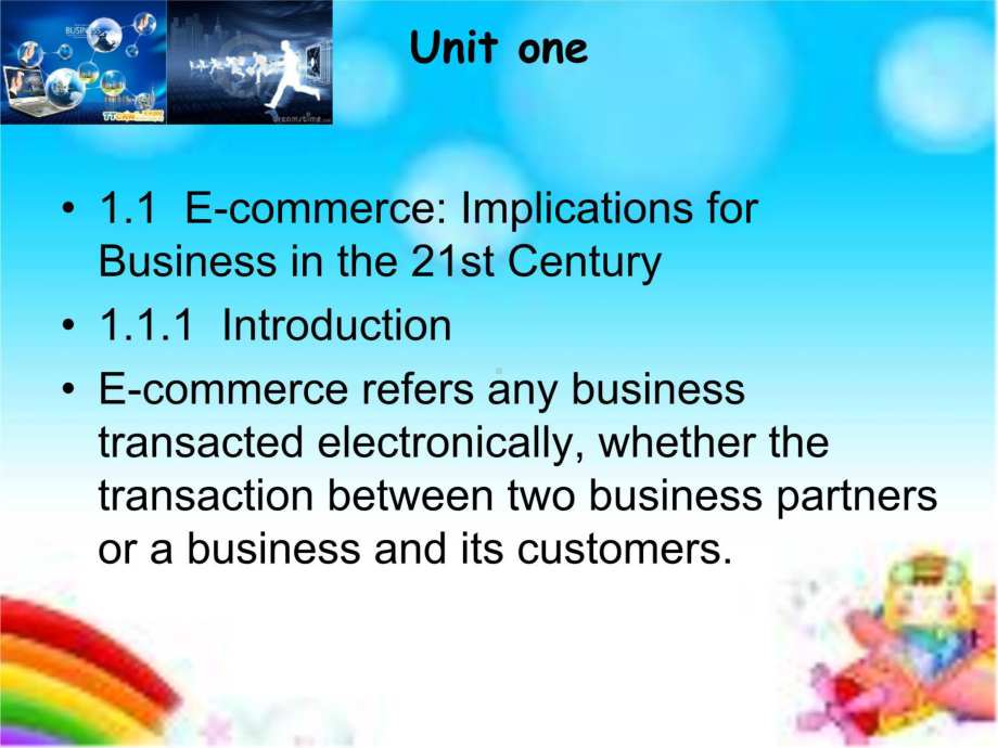 电子商务英语unit1Electronic-Commerce-in-the-21st-Century课件.ppt（纯ppt,可能不含音视频素材）_第3页