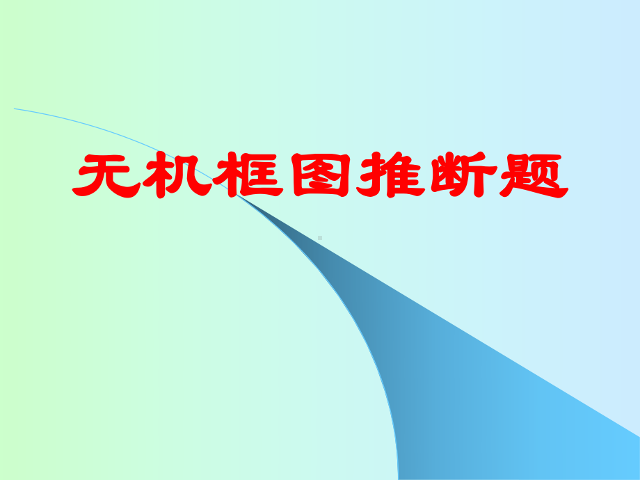 无机框图推断题讲解课件.ppt_第1页