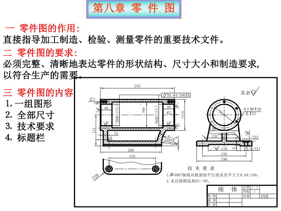 机械制图8零件图选编课件.ppt_第1页