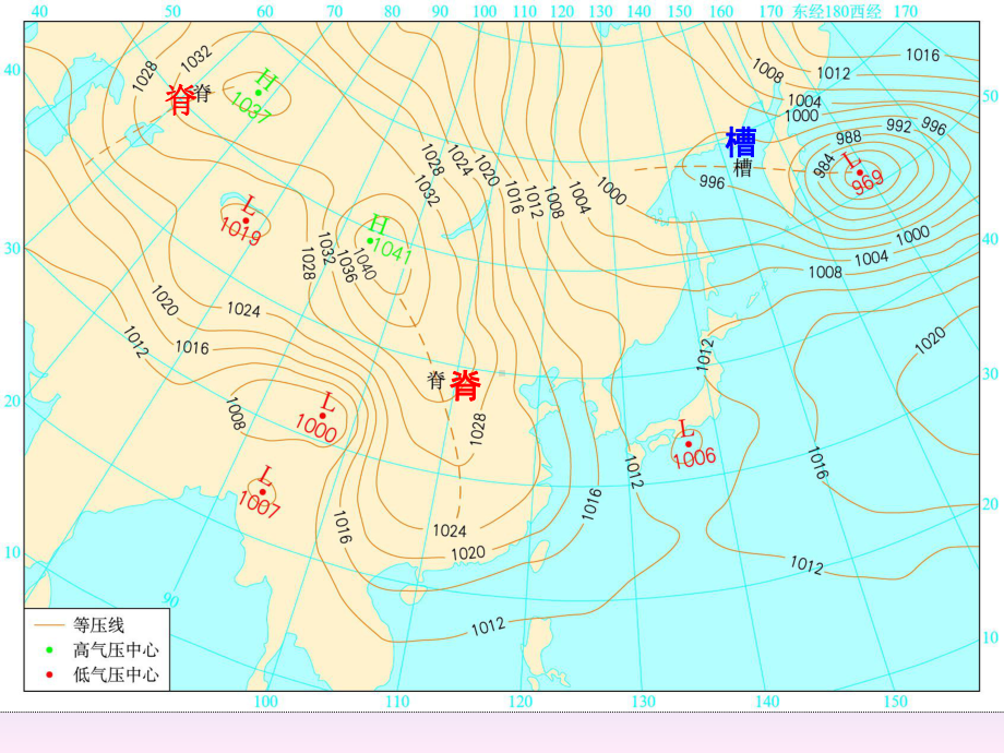 新人教版高一地理第二章地球上的大气-第三节常见的天气系统-气旋、反气旋与天气讲课稿课件.ppt_第3页