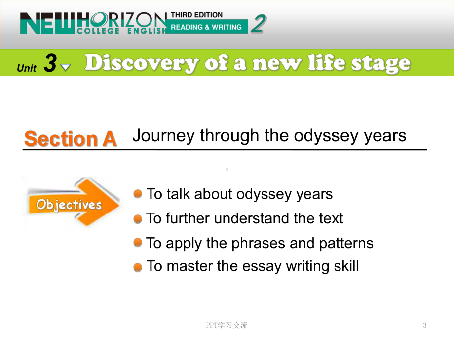 新视野大学英语第三版第二册第三单元ection-A课件.ppt（纯ppt,可能不含音视频素材文件）_第3页