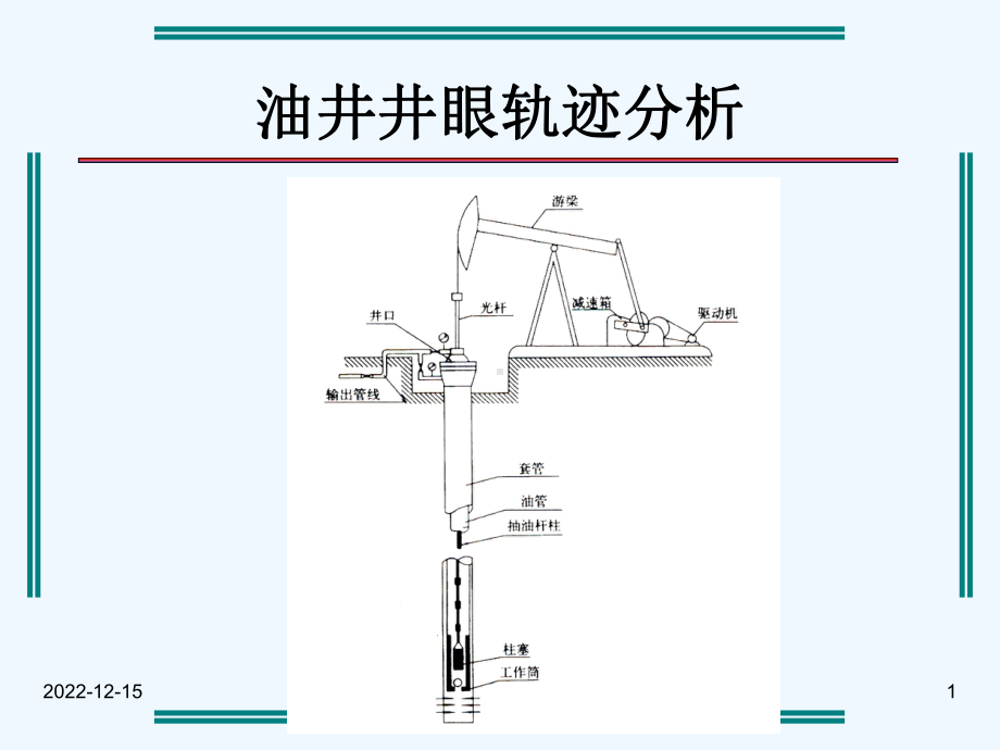 油井井眼轨迹分析课件.ppt_第1页