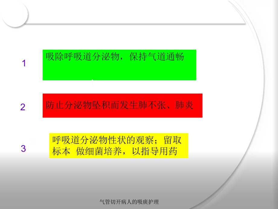 气管切开病人的吸痰护理课件.ppt_第3页