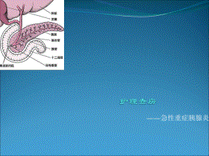 医学课件-急性重症胰腺炎的护理查房教学课件.ppt