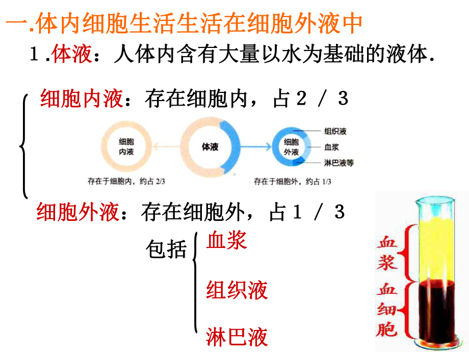 （新教材人教版生物）细胞生活的环境精美课件1.ppt_第2页