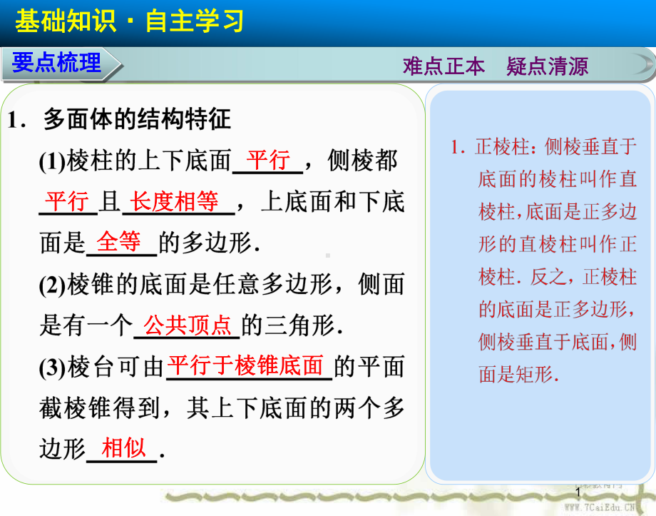 数学必修ⅱ北师大版13空间几何体的结构、三视图和直观图-课件.ppt_第1页