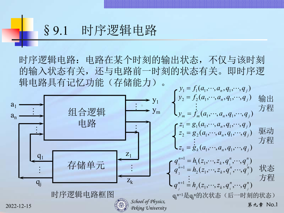 现代电子线路09时序逻辑电路课件.ppt_第1页