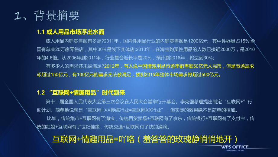 情趣用品移动电商项目创业计划书课件.ppt_第3页