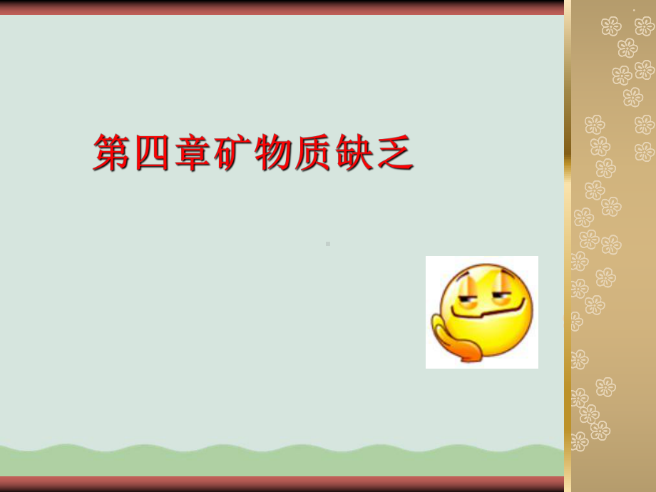 缺乏矿物质导致的疾病课件.ppt_第1页