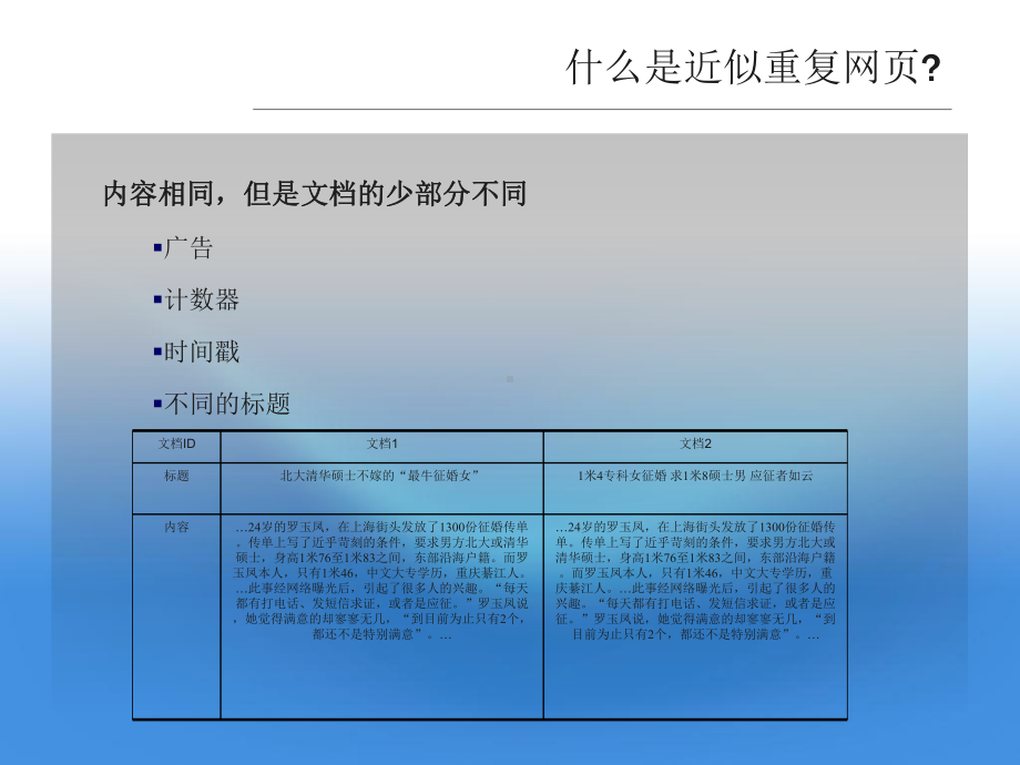 搜索引擎开发实践第十三讲排重课件.ppt_第3页