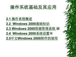 操作系统基础及其应用课件.ppt