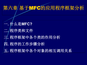 基于MFC的应用程序框架分析课件.ppt