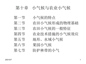 小气候与农业小气候课件.ppt