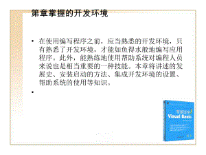 第1章掌握VisualBasic的开发环境课件.ppt