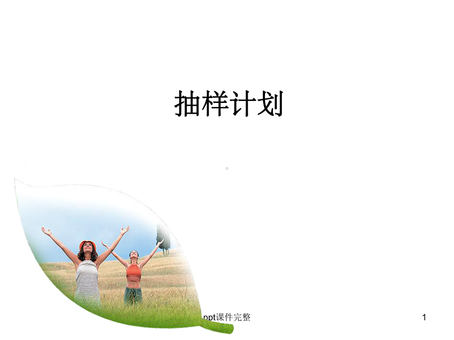 抽样计划课件.ppt_第1页