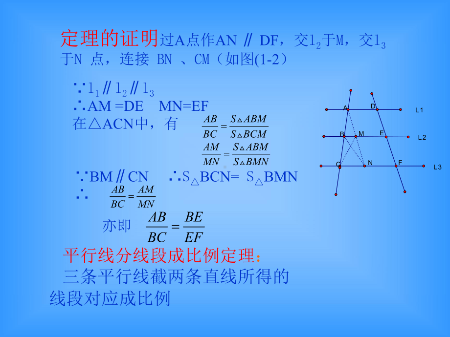 平行线分线段成比例定理97850课件.ppt_第3页