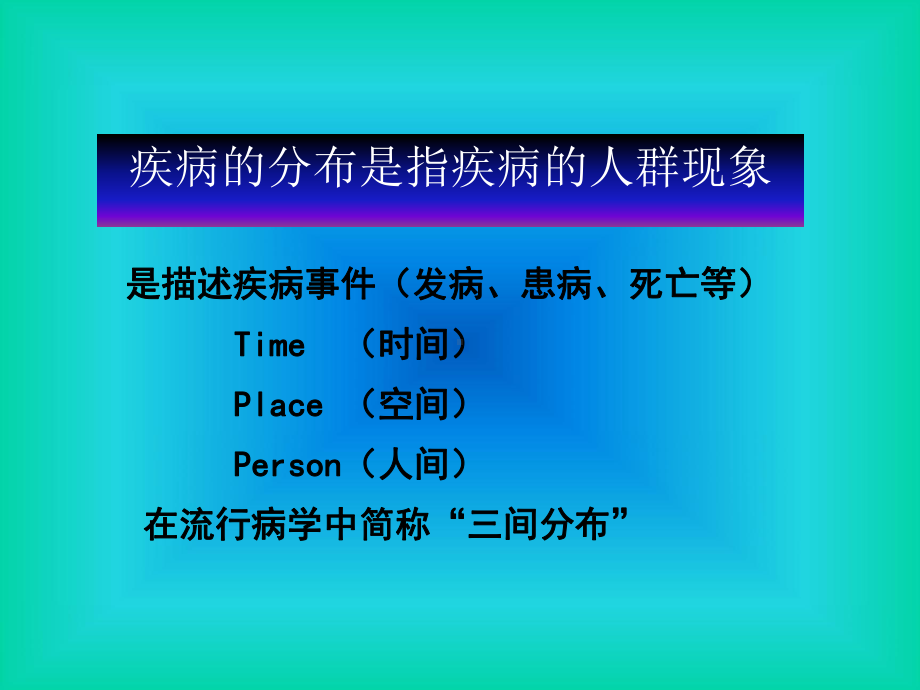 精编临床专业流行病学课件3疾病分布.ppt_第3页