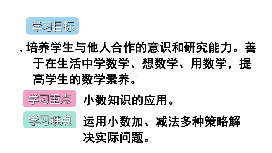 三年级下册数学优秀课件-73《利用简单的小数加、减法解决问题》人教新课标(秋).ppt_第3页