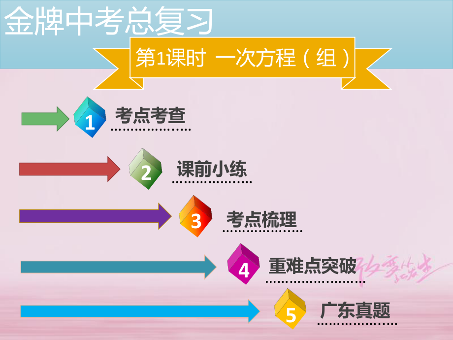 广东省中考数学总复习第二章方程与不等式第1课时一次方程(组)课件.ppt_第2页