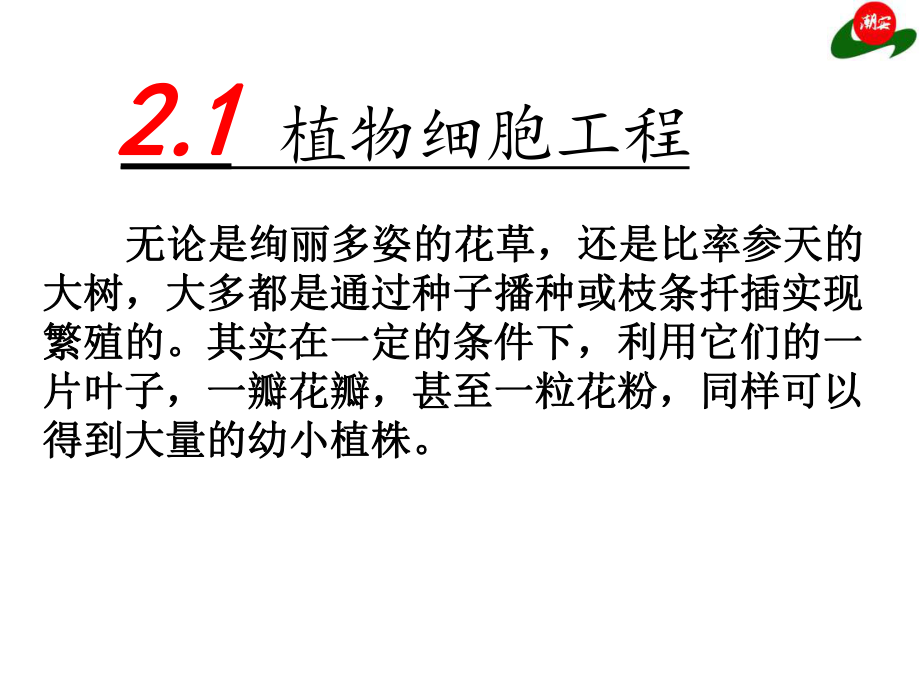 一瓣花瓣甚至一粒花粉同样可以得到大量的幼小植株课件.ppt_第3页