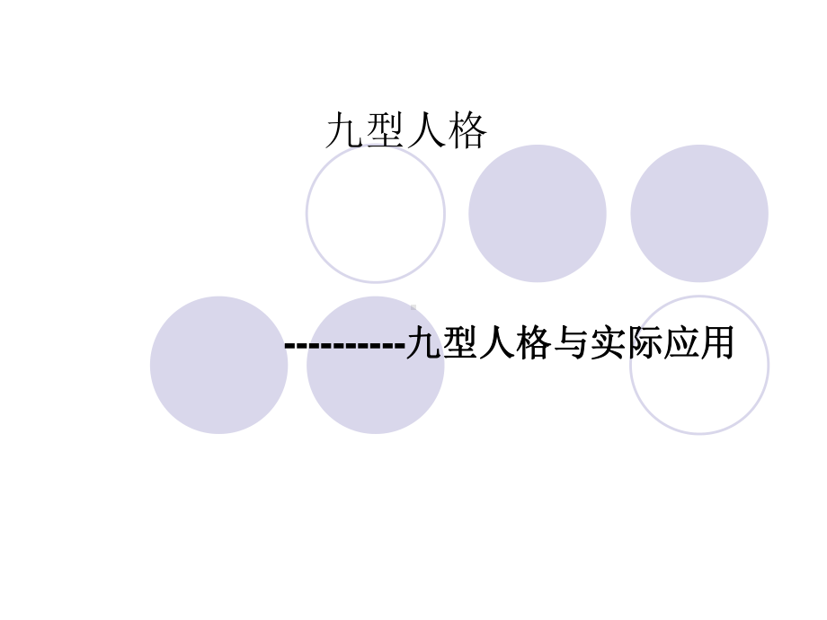 九型人格与实际应用培训教材课件.ppt_第1页