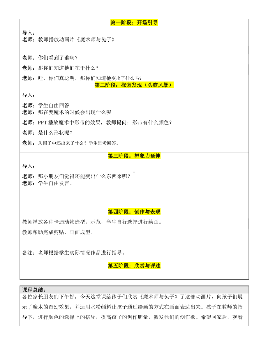 二年级上册美术课外探索A班教案-奇幻魔法秀—教案-全国通用.doc_第2页