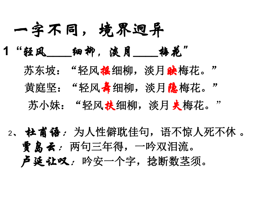 诗歌鉴赏-“炼字”课件.ppt_第1页