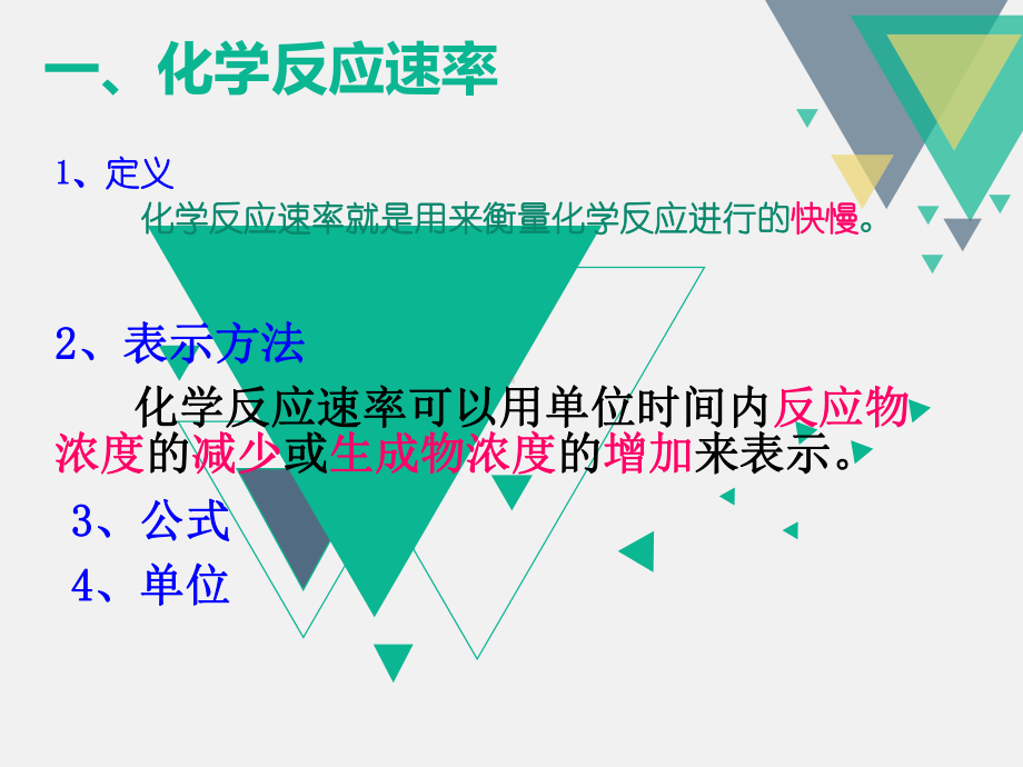 高中化学人教课标版必修2化学反应的速率和限度教学设计课件.ppt_第3页